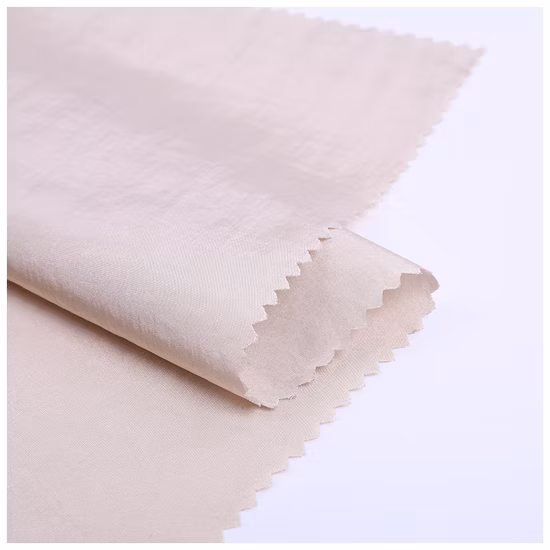 Hotsale 100% nylon 380t taffettà piega/grinza con finitura in lamina doratura abbronzante per tessuti/indumenti/piumini